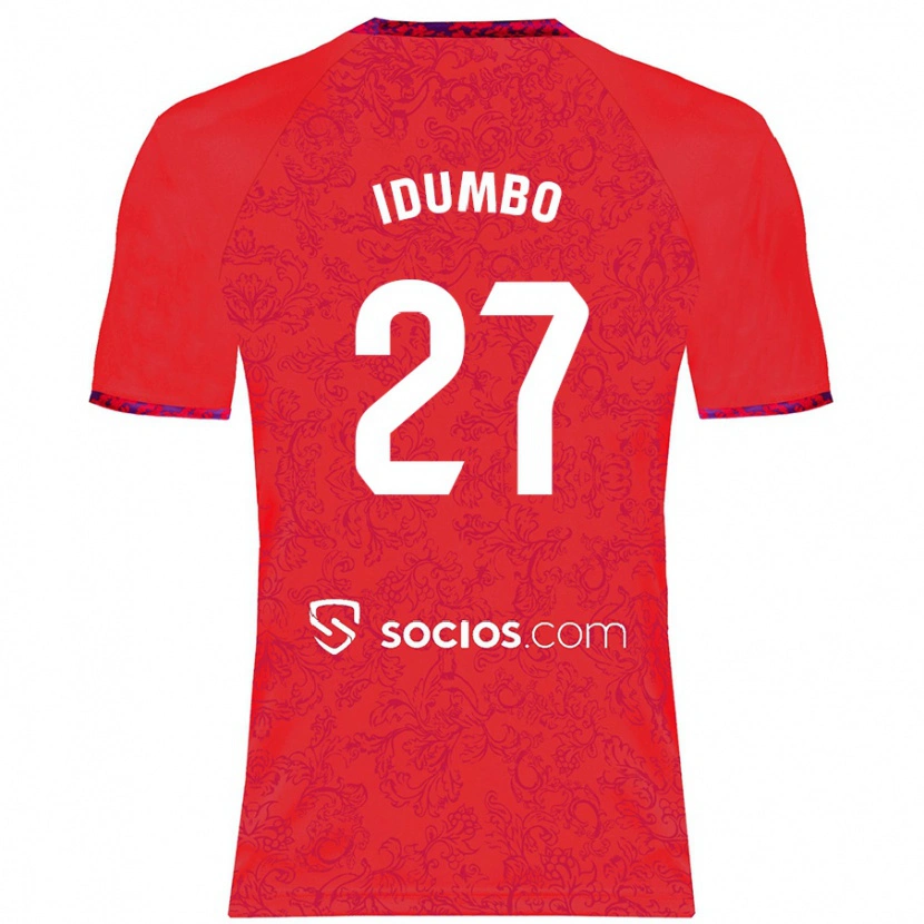 Danxen Kid Stanis Idumbo Muzambo #27 Red Away Jersey 2024/25 T-Shirt