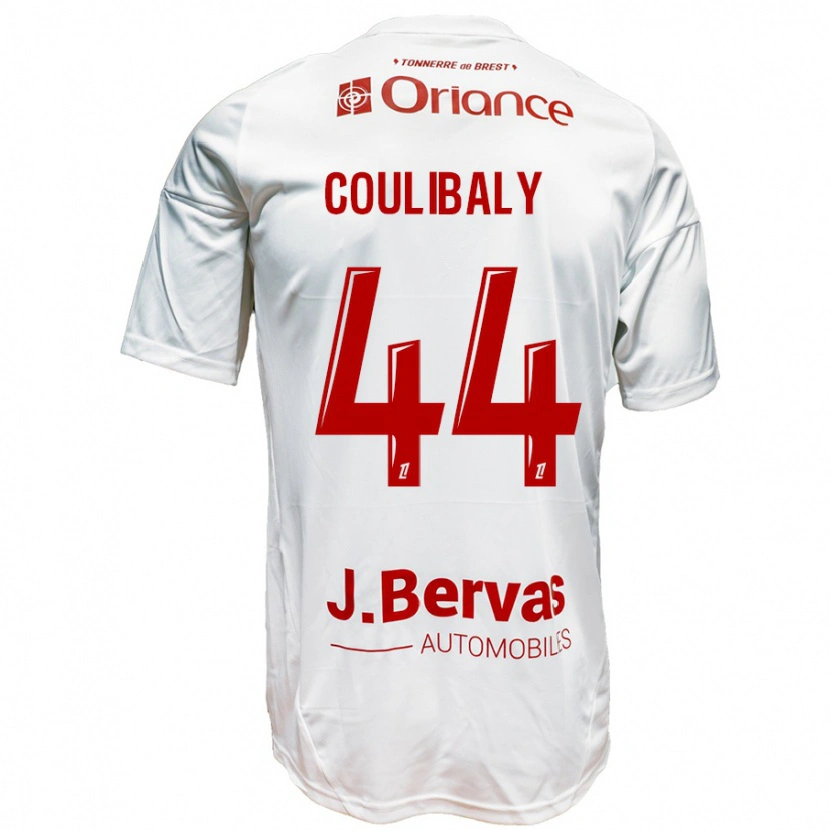 Danxen Kid Soumaïla Coulibaly #44 White Red Away Jersey 2024/25 T-Shirt