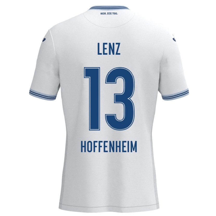 Danxen Kid Christopher Lenz #13 White Blue Away Jersey 2024/25 T-Shirt