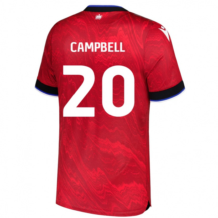 Danxen Kid Chem Campbell #20 Red Black Away Jersey 2024/25 T-Shirt