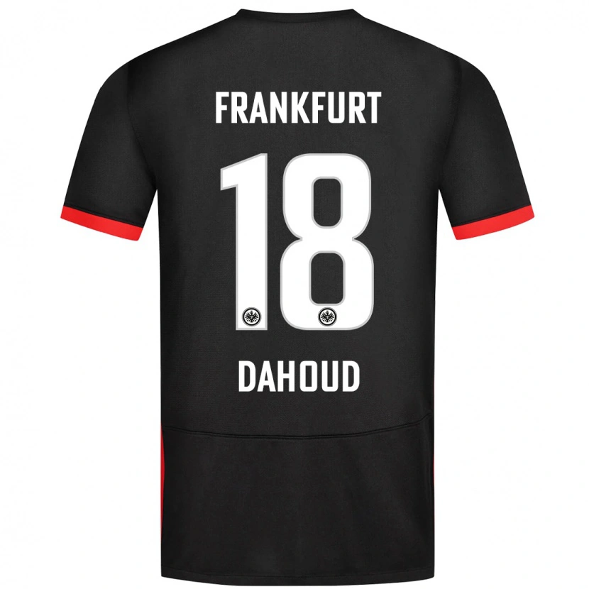 Danxen Kid Mahmoud Dahoud #18 Black Away Jersey 2024/25 T-Shirt