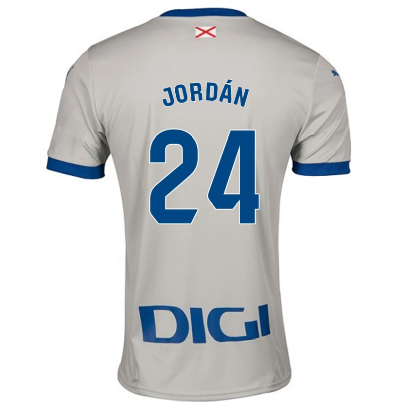 Danxen Kid Joan Jordán #24 Light Gray Away Jersey 2024/25 T-Shirt