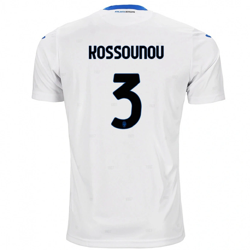 Danxen Kid Odilon Kossounou #3 White Away Jersey 2024/25 T-Shirt