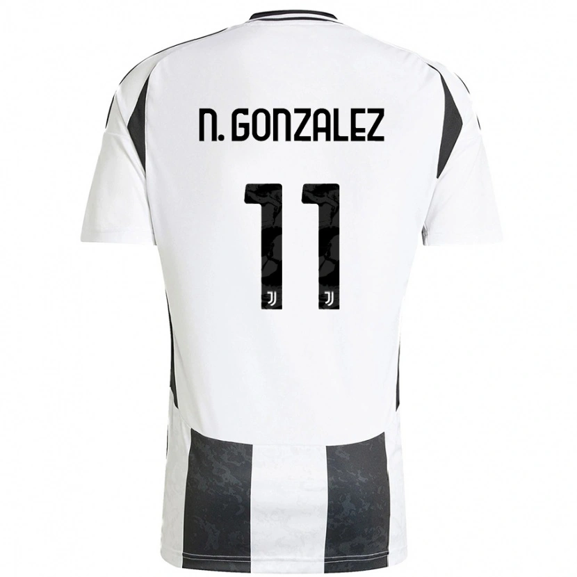 Danxen Kid Nico González #11 White Black Home Jersey 2024/25 T-Shirt