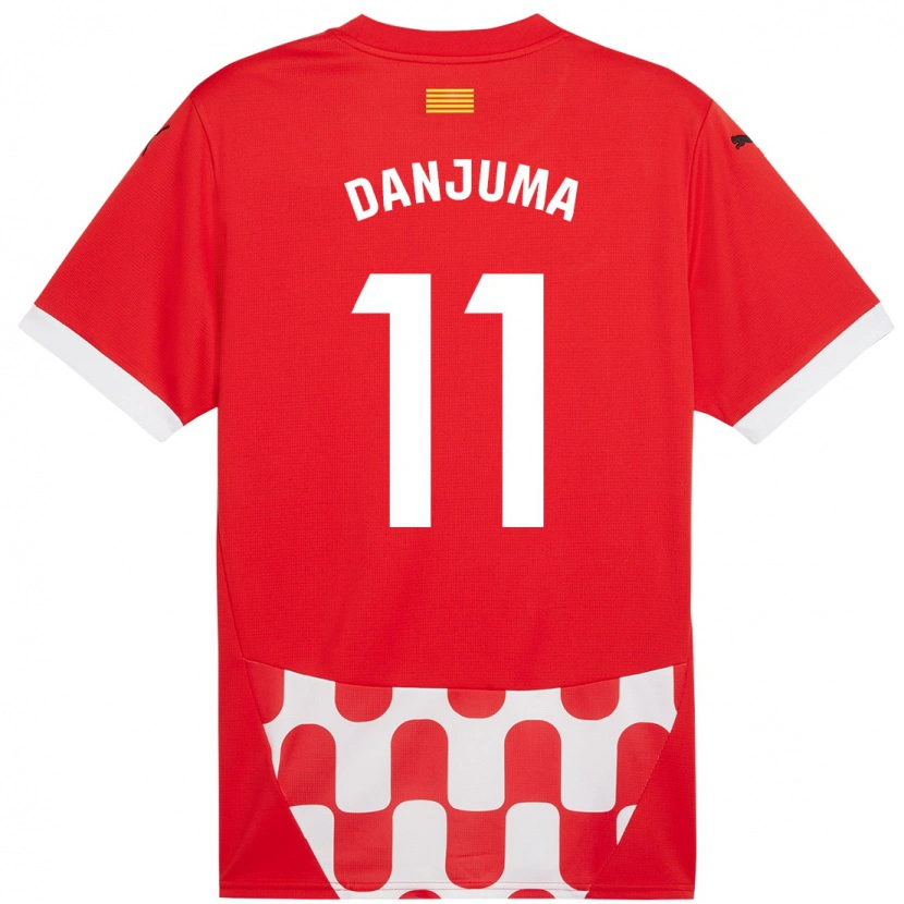 Danxen Kid Arnaut Danjuma #11 Red White Home Jersey 2024/25 T-Shirt