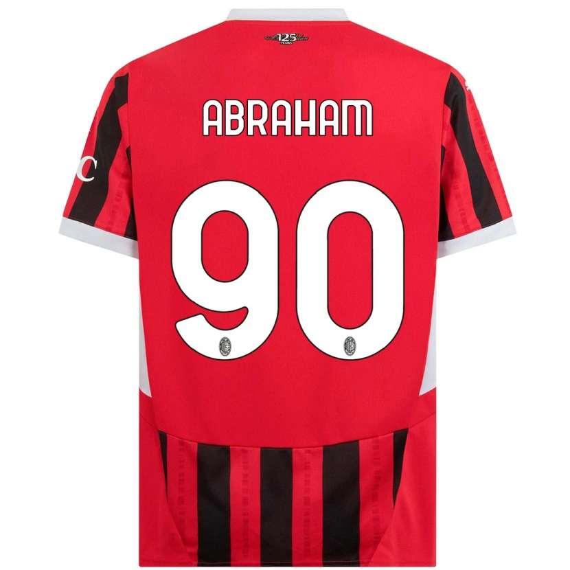 Danxen Kid Tammy Abraham #90 Red Black Home Jersey 2024/25 T-Shirt