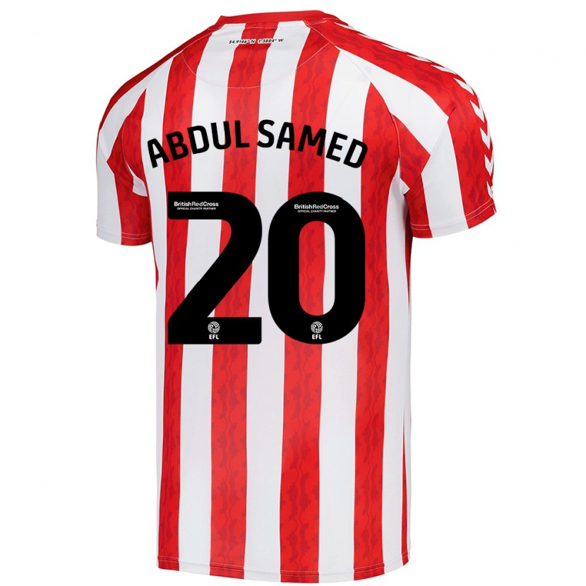 Danxen Kid Salis Abdul Samed #20 Red White Home Jersey 2024/25 T-Shirt