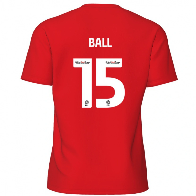 Danxen Kid Dominic Ball #15 Red Home Jersey 2024/25 T-Shirt