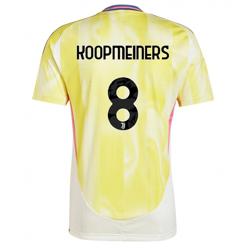 Danxen Kid Teun Koopmeiners #8 Solar Yellow Away Jersey 2024/25 T-Shirt