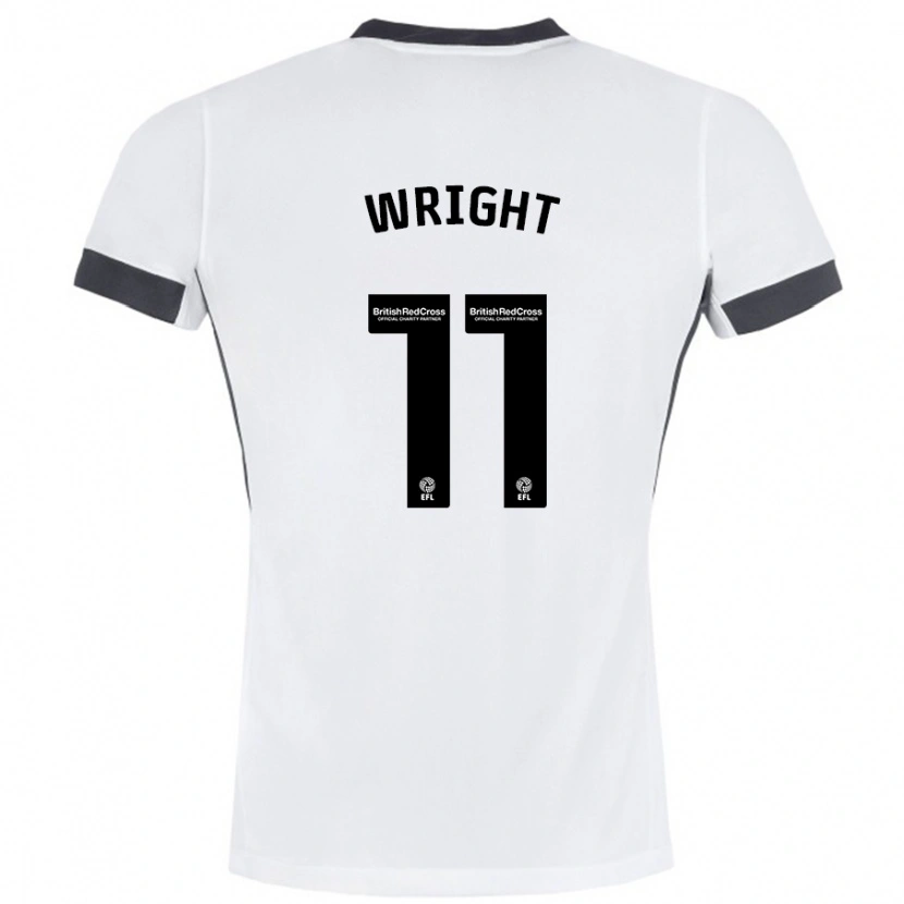 Danxen Kid Scott Wright #11 White Black Away Jersey 2024/25 T-Shirt