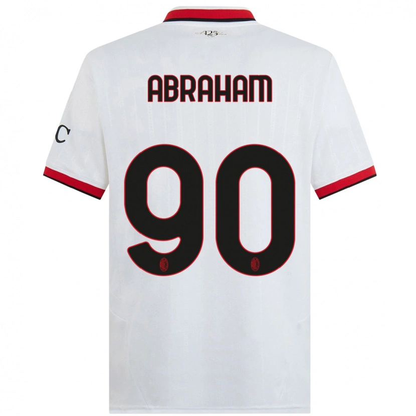 Danxen Kid Tammy Abraham #90 White Black Red Away Jersey 2024/25 T-Shirt