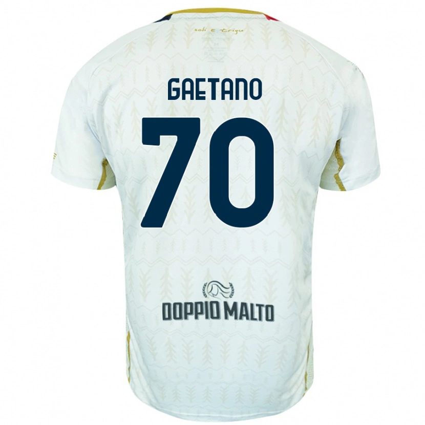 Danxen Kid Gianluca Gaetano #70 White Away Jersey 2024/25 T-Shirt