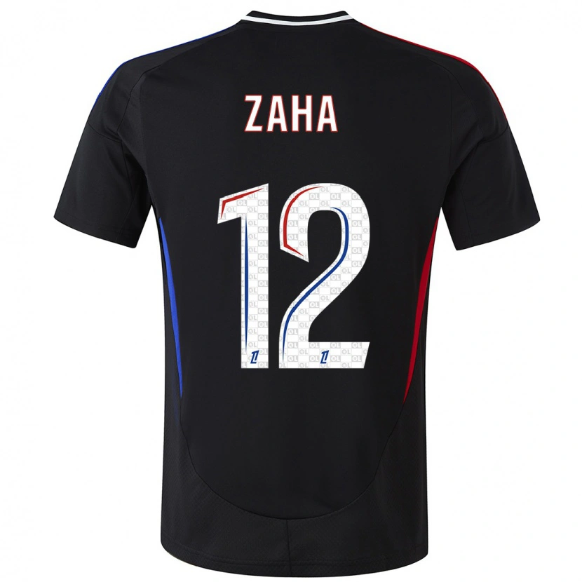 Danxen Kid Wilfried Zaha #12 Black Away Jersey 2024/25 T-Shirt