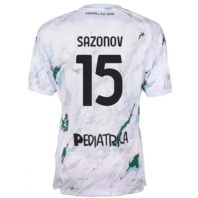 Danxen Kid Saba Sazonov #15 Grey Away Jersey 2024/25 T-Shirt