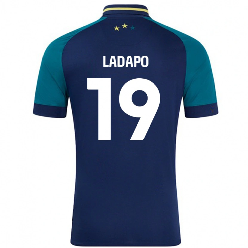 Danxen Kid Freddie Ladapo #19 Navy Dark Green Away Jersey 2024/25 T-Shirt