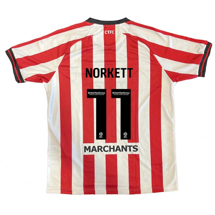 Danxen Kid Manni Norkett #11 Red White Home Jersey 2024/25 T-Shirt