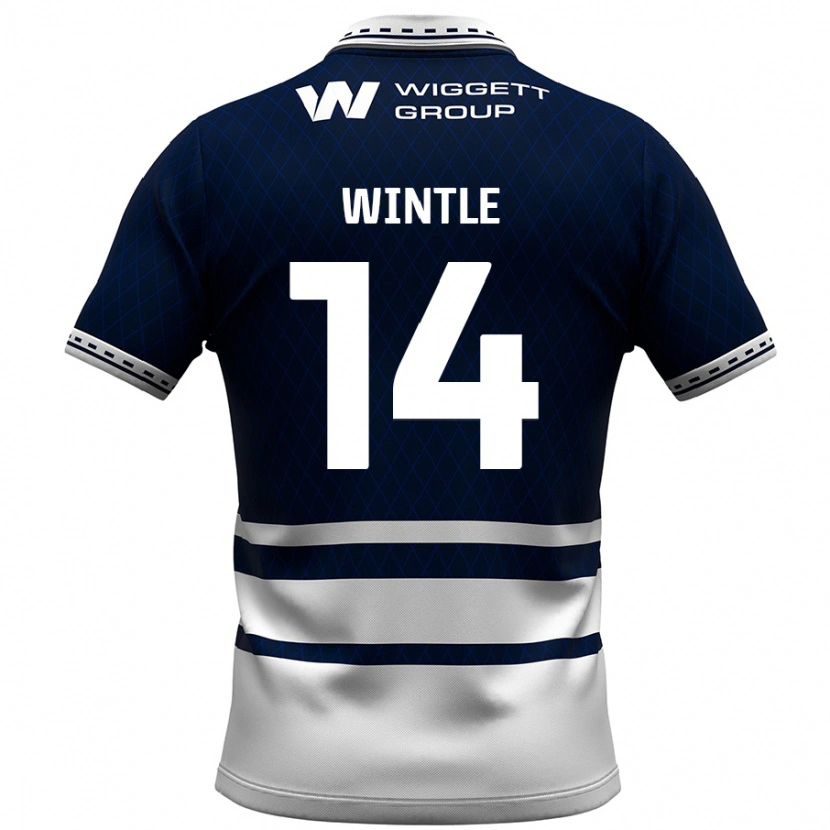 Danxen Kid Ryan Wintle #14 Navy Blue White Home Jersey 2024/25 T-Shirt