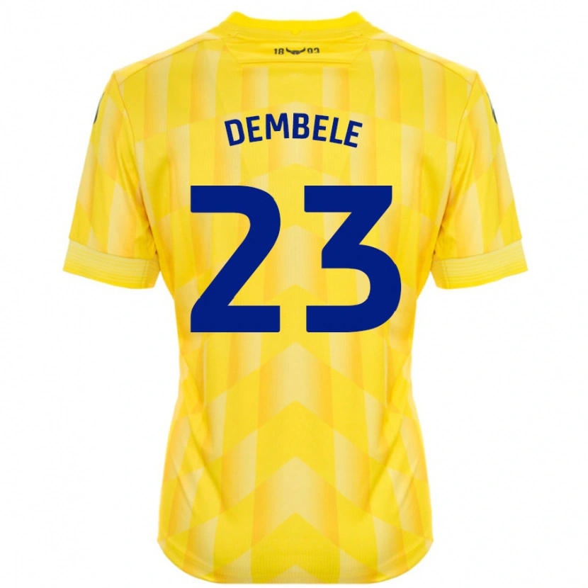 Danxen Kid Siriki Dembélé #23 Yellow Home Jersey 2024/25 T-Shirt