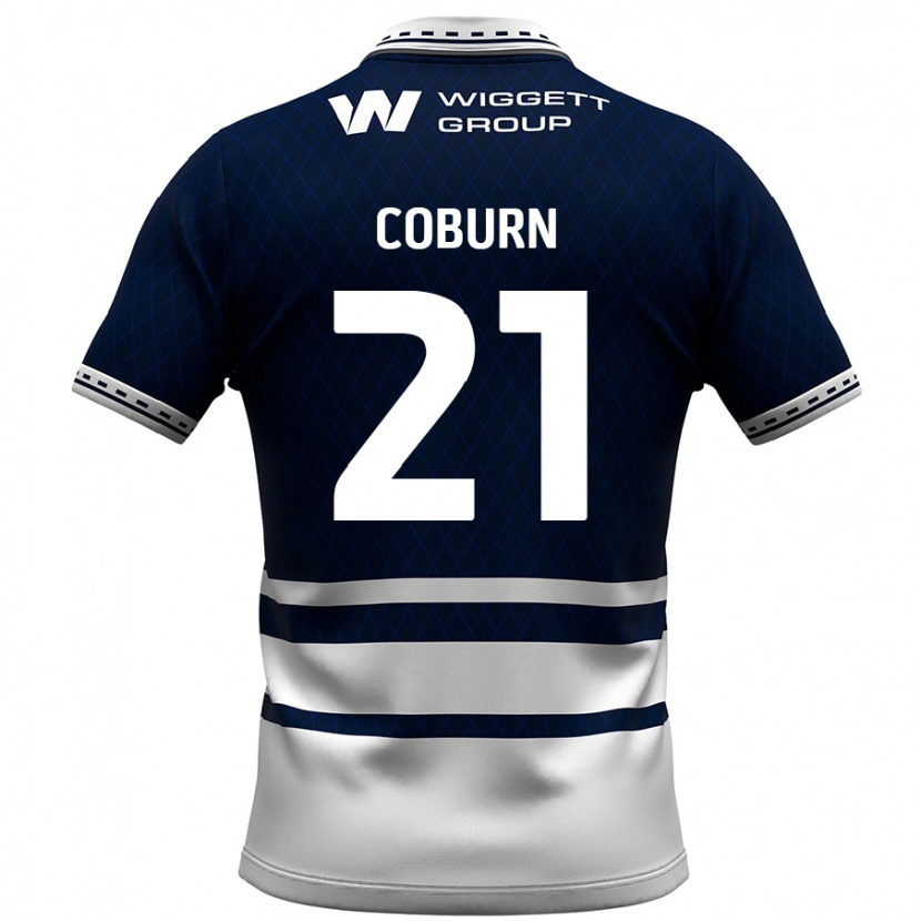 Danxen Kid Josh Coburn #21 Navy Blue White Home Jersey 2024/25 T-Shirt