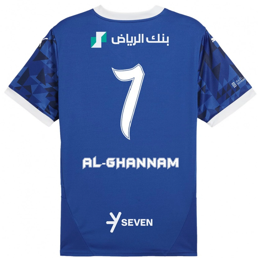 Danxen Kid Khalid Al-Ghannam #7 Dark Blue White Home Jersey 2024/25 T-Shirt