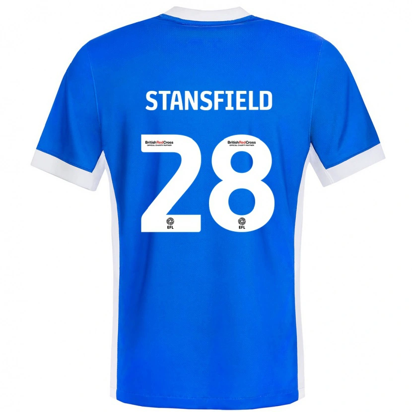 Danxen Kid Jay Stansfield #28 Blue White Home Jersey 2024/25 T-Shirt