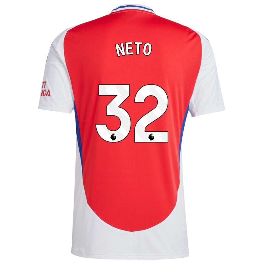 Danxen Kid Neto #32 Red White Home Jersey 2024/25 T-Shirt