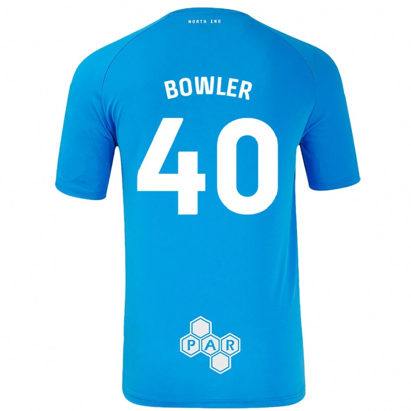 Danxen Kid Josh Bowler #40 Sky Blue Away Jersey 2024/25 T-Shirt