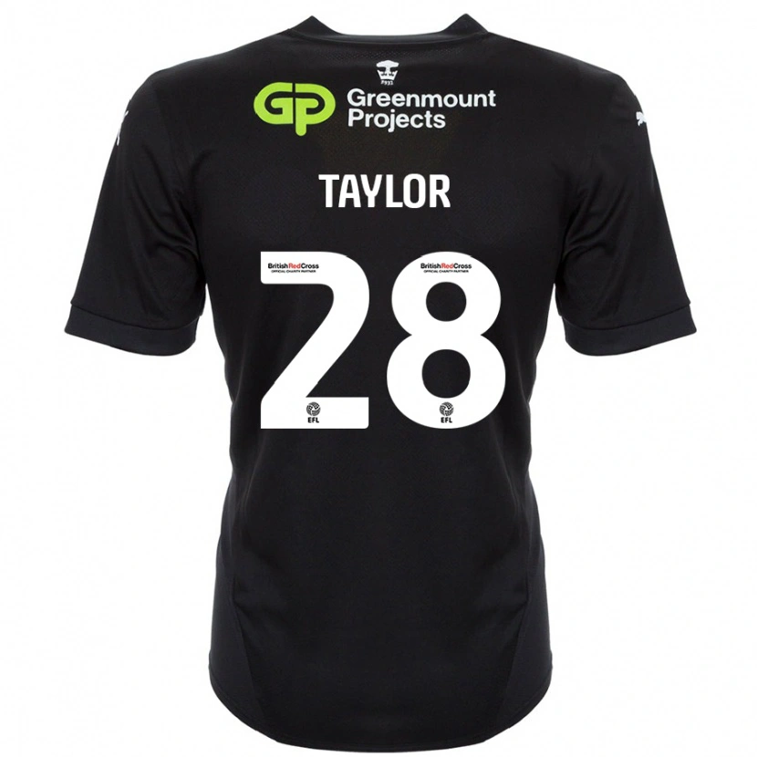 Danxen Kid Dale Taylor #28 Black Away Jersey 2024/25 T-Shirt