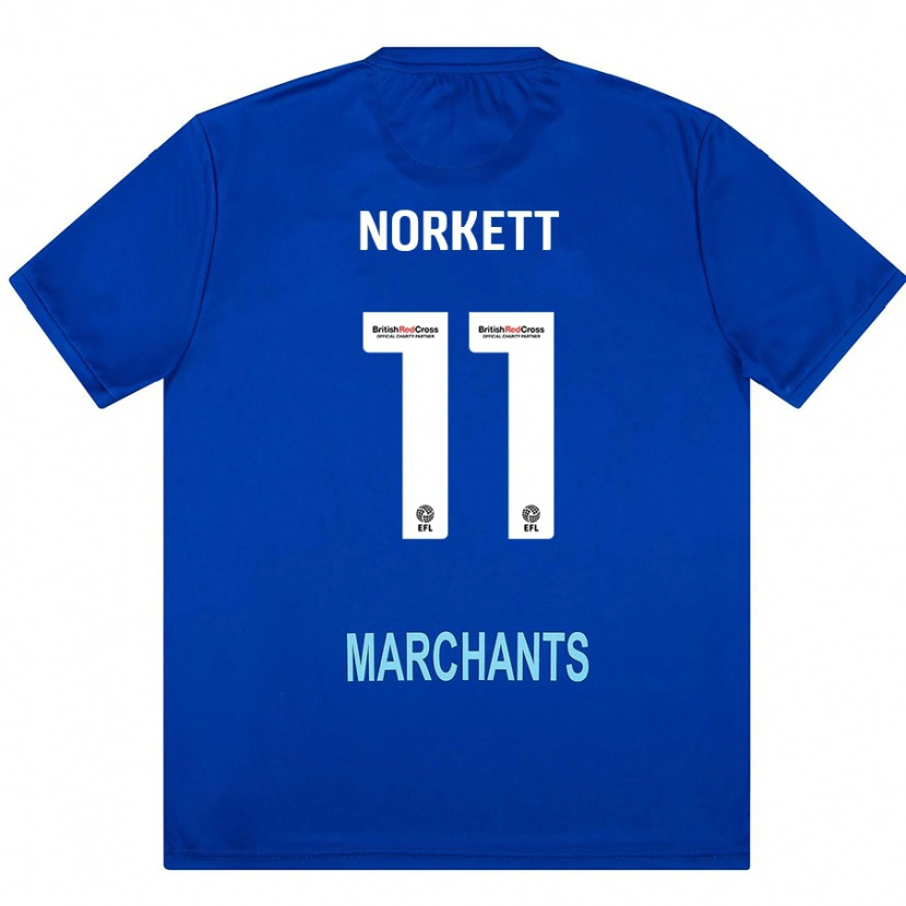 Danxen Kid Manni Norkett #11 Green Away Jersey 2024/25 T-Shirt