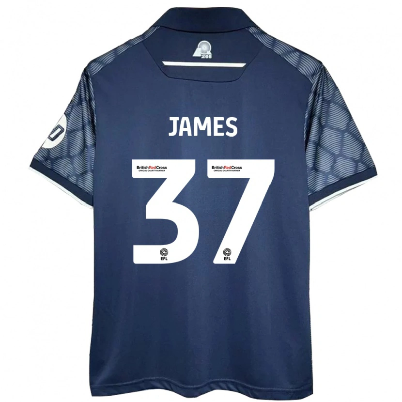 Danxen Kid Matty James #37 Black Away Jersey 2024/25 T-Shirt