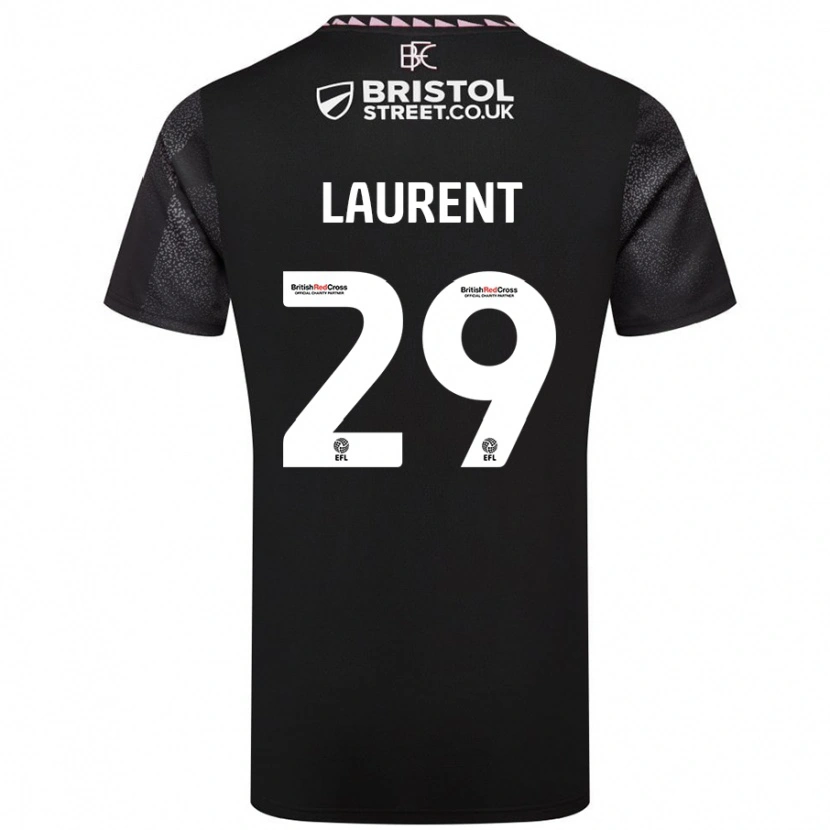 Danxen Kid Josh Laurent #29 Black Away Jersey 2024/25 T-Shirt