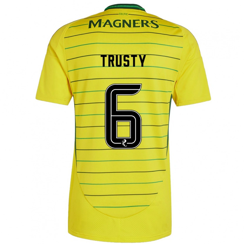 Danxen Kid Auston Trusty #6 Yellow Away Jersey 2024/25 T-Shirt