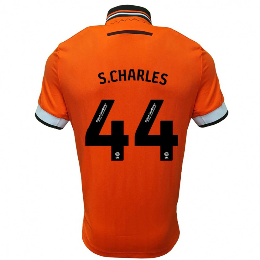 Danxen Kid Shea Charles #44 Orange White Away Jersey 2024/25 T-Shirt