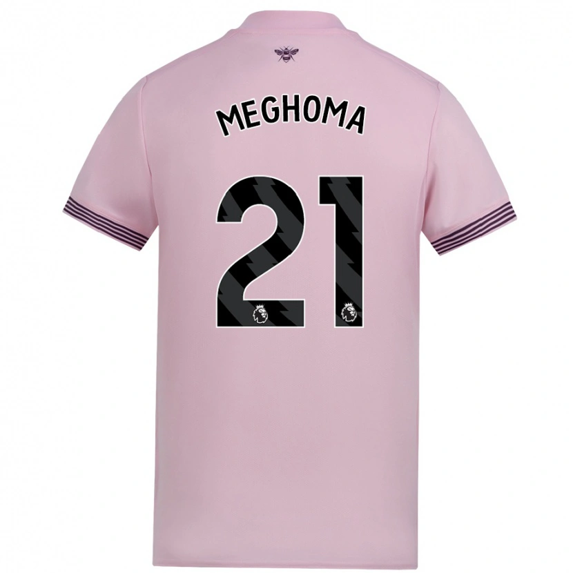 Danxen Kid Jayden Meghoma #21 Pink Away Jersey 2024/25 T-Shirt