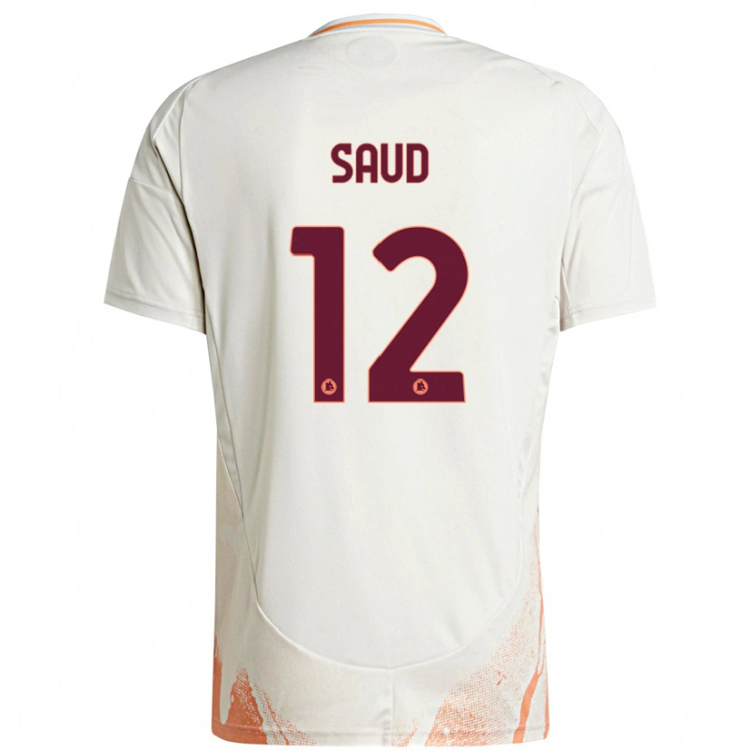 Danxen Kid Saud Abdulhamid #12 Cream White Orange Away Jersey 2024/25 T-Shirt