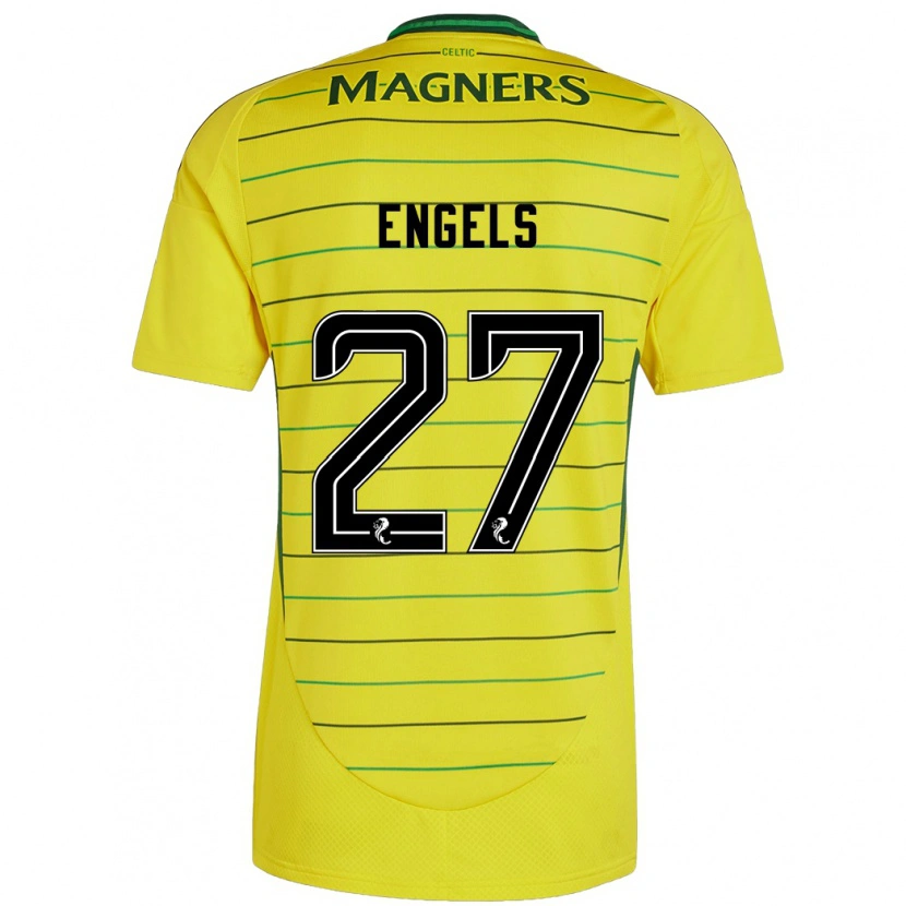 Danxen Kid Arne Engels #27 Yellow Away Jersey 2024/25 T-Shirt