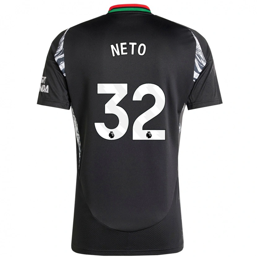 Danxen Kid Neto #32 Black Away Jersey 2024/25 T-Shirt