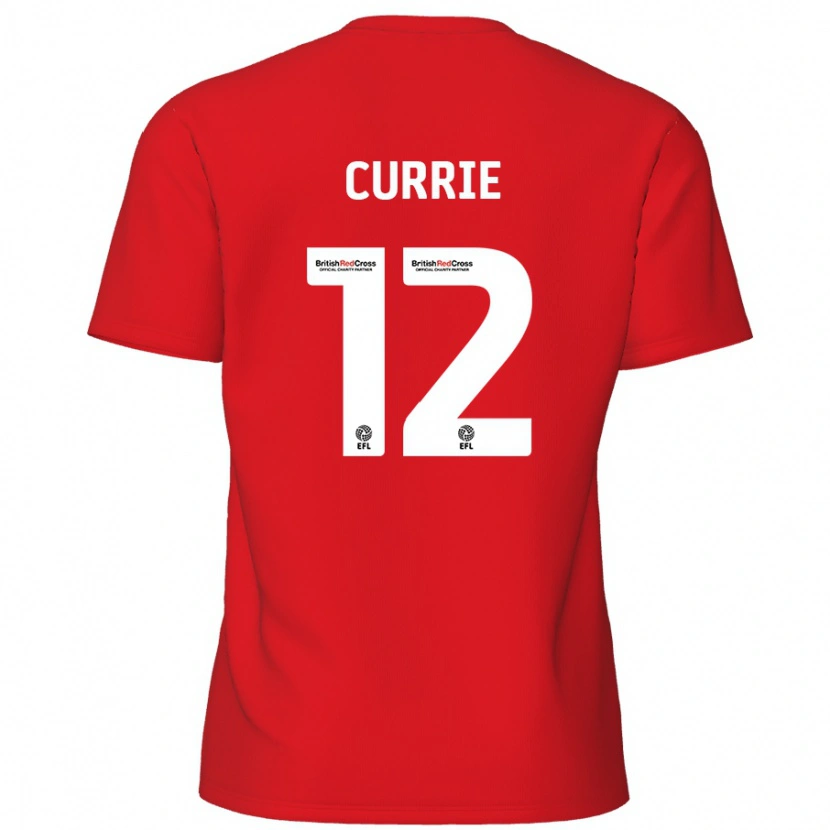 Danxen Kid Jack Currie #12 Red Home Jersey 2024/25 T-Shirt