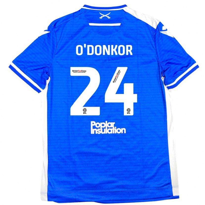 Danxen Kid Gatlin O'donkor #24 Blue White Home Jersey 2024/25 T-Shirt