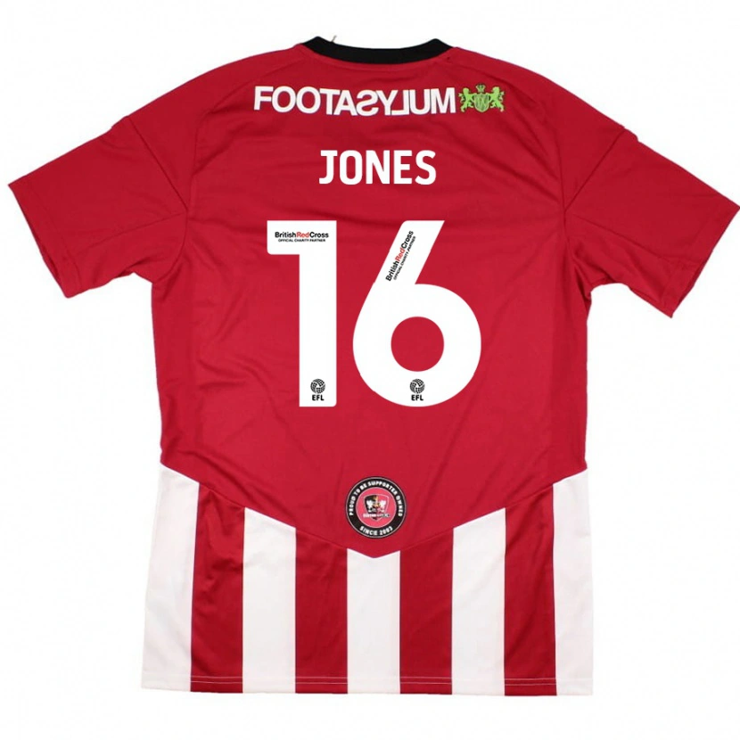 Danxen Kid Patrick Jones #16 Red White Home Jersey 2024/25 T-Shirt