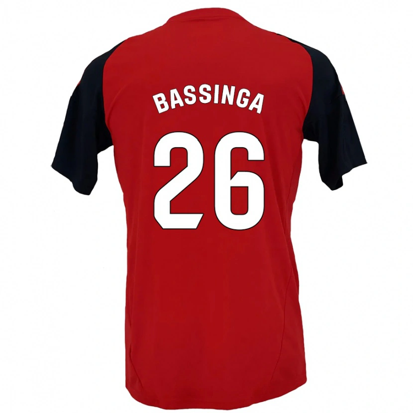 Danxen Kid Aboubacar Bassinga #26 Red Black Home Jersey 2024/25 T-Shirt