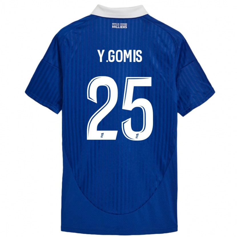 Danxen Kid Yoni Gomis #25 Blue White Home Jersey 2024/25 T-Shirt