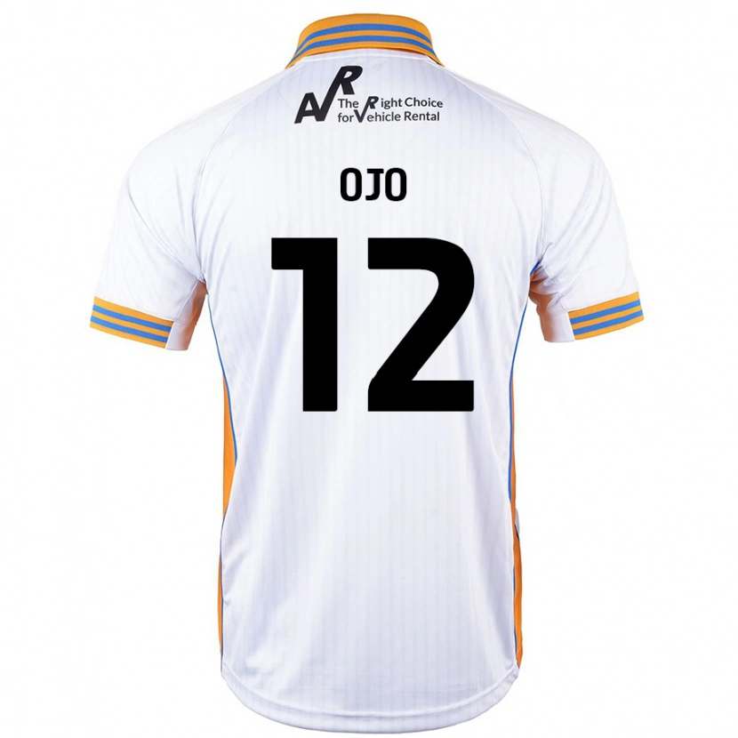 Danxen Kid Funso Ojo #12 White Away Jersey 2024/25 T-Shirt