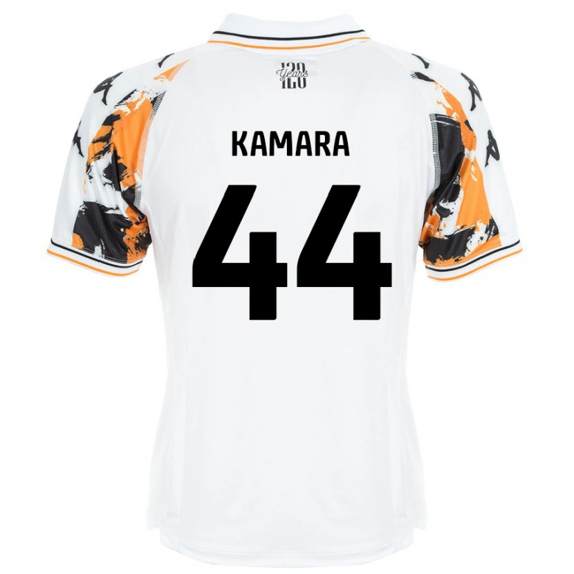 Danxen Kid Abu Kamara #44 White Away Jersey 2024/25 T-Shirt