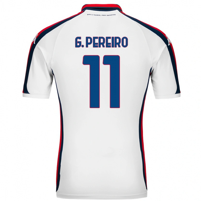 Danxen Kid Gastón Pereiro #11 White Away Jersey 2024/25 T-Shirt