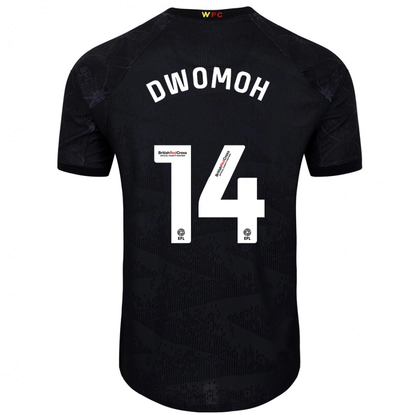 Danxen Kid Pierre Dwomoh #14 Black White Away Jersey 2024/25 T-Shirt