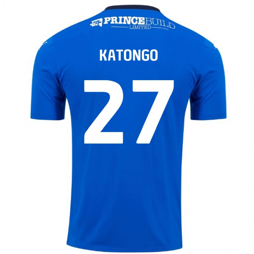 Danxen Men Jadel Katongo #27 Blue White Home Jersey 2024/25 T-Shirt