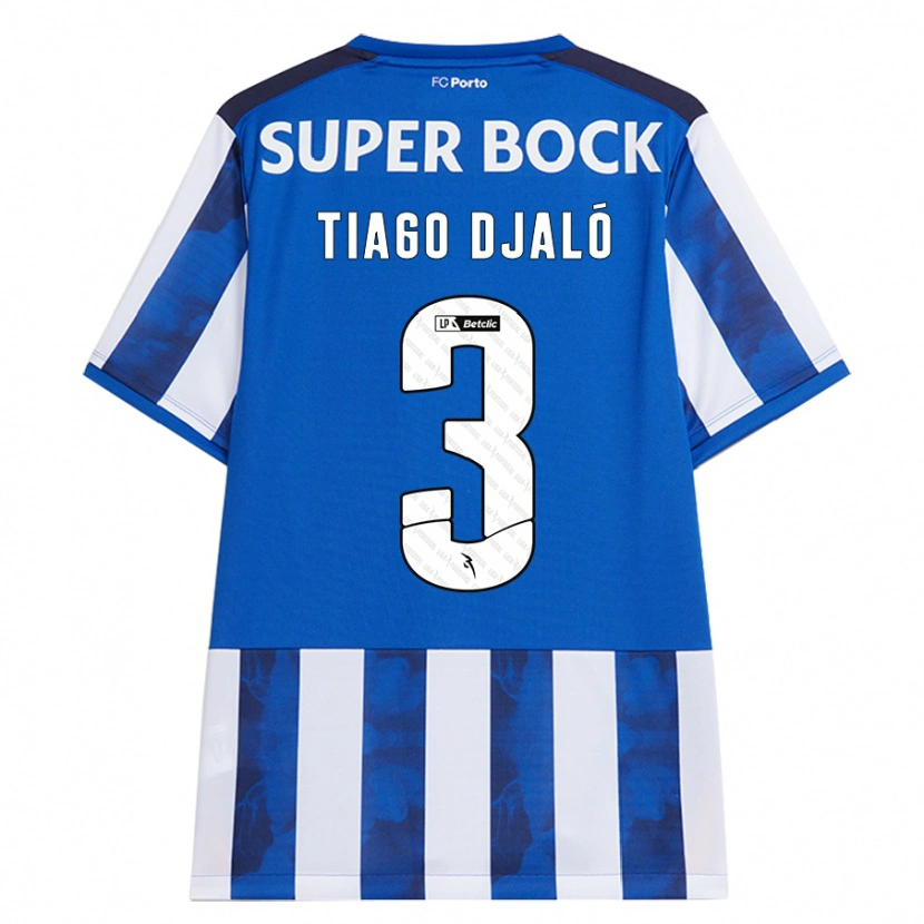 Danxen Men Tiago Djaló #3 Blue White Home Jersey 2024/25 T-Shirt