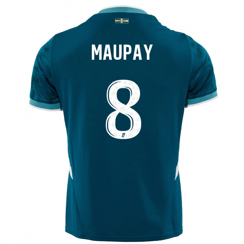 Danxen Men Neal Maupay #8 Turquoise Blue Away Jersey 2024/25 T-Shirt