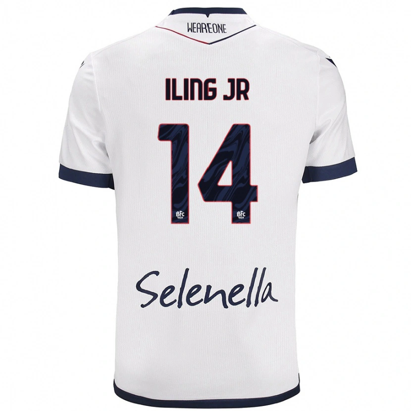 Danxen Men Samuel Iling-Junior #14 White Royal Blue Away Jersey 2024/25 T-Shirt